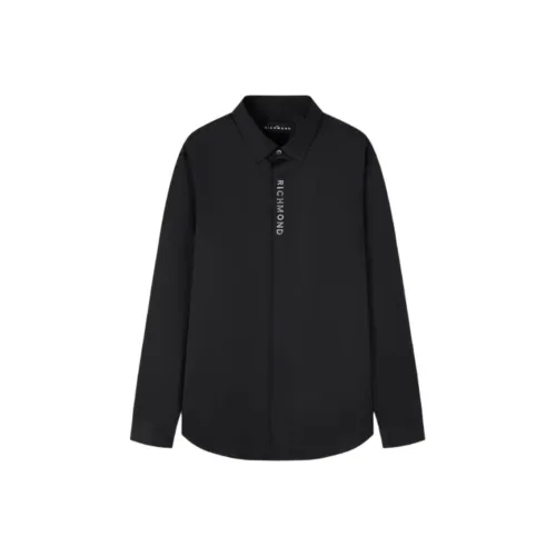 JOHN RICHMOND FW24 Рубашка Мужская Черная