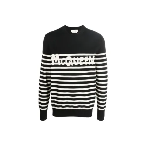 Alexander McQueen Черные Мужские Свитера