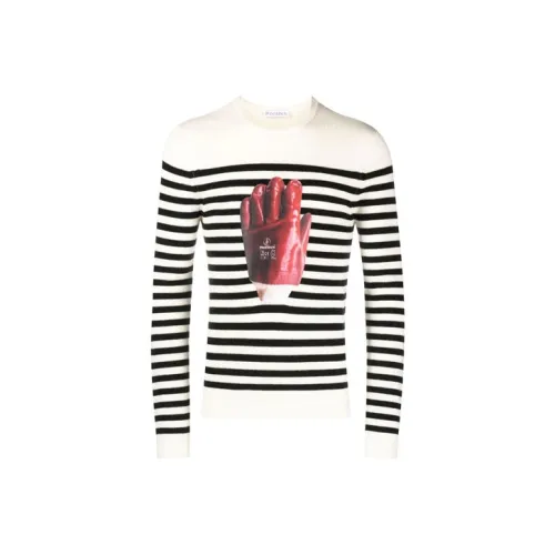 JW Anderson Экрю Мужские Свитера