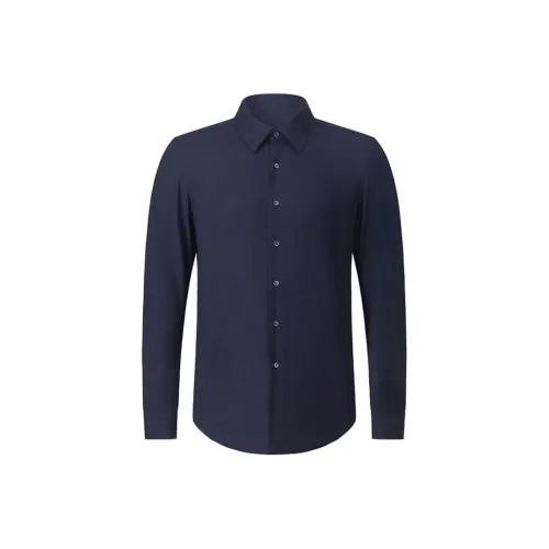 Kaltendin Рубашка Мужская Темно-Синяя