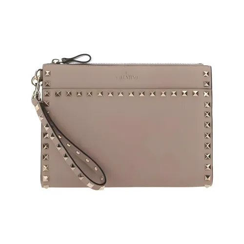 Valentino Кожа Клатч Женские Винтажный Розовый