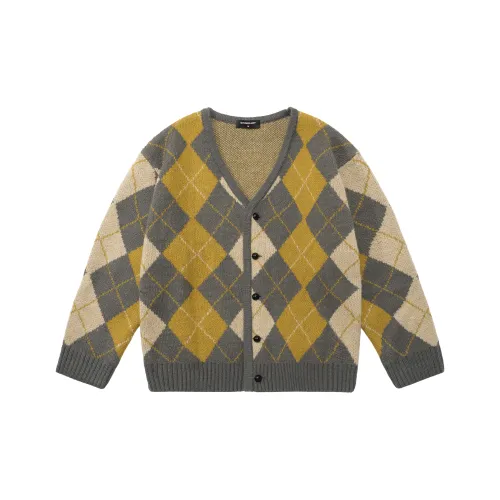 UNVESNO Желто-серый Унисекс Свитеры