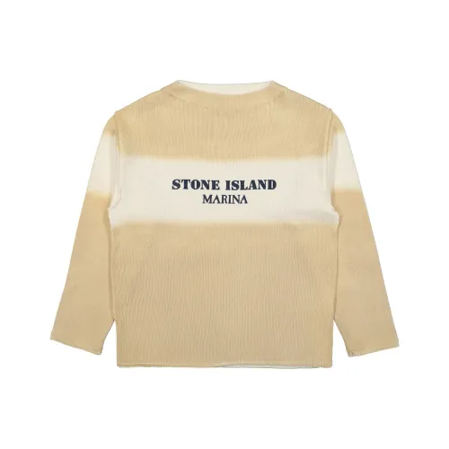 STONE ISLAND Желтые Мужские Свитера