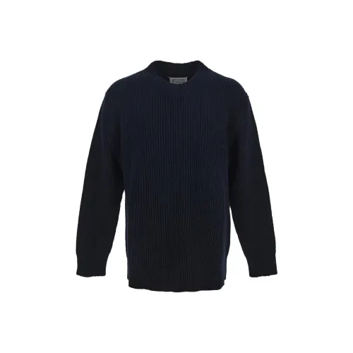 Maison Margiela Темно-синие мужские свитеры