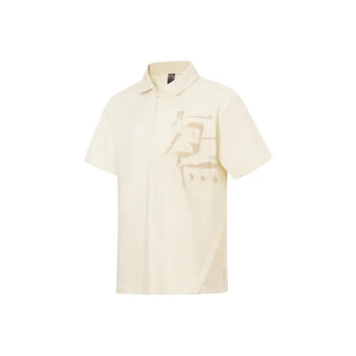 Подкладка x CHENGLONG LIANMINGKUAN Поло Мужское Папирус Белый