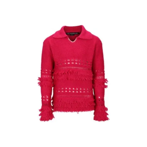 ANDERSSON BELL Коллаборация Свитер Мужской Вишнево-Красный