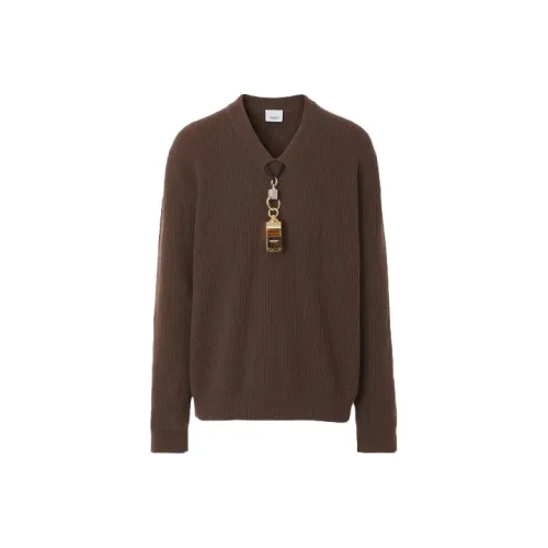 Burberry FW21 Свободный крой Трикотаж Мужской Коричневый