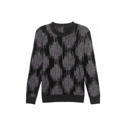 DAVID NAMAN Серый Мужской Свитеры