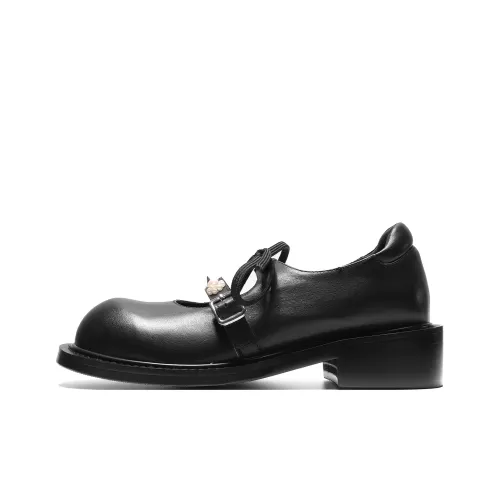 Asthershop Mary Jane Shoes Unisex Black Астершоп Мэри Джейн Обувь Унисекс Черный