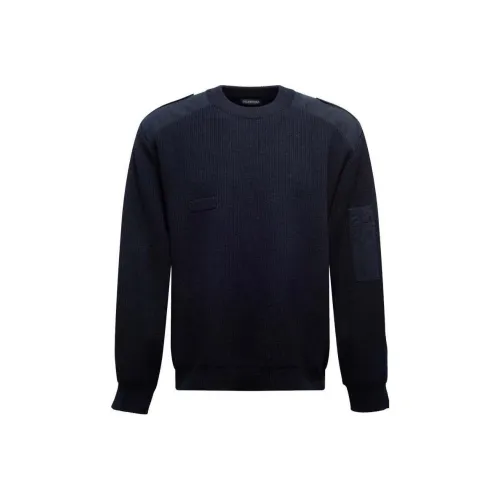 Balenciaga Свитер Стандартный Мужской Синий