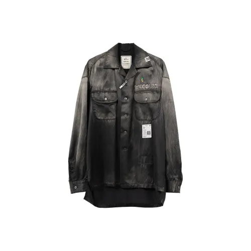 Maison Mihara Yasuhiro FW24 Рубашка Унисекс Черная