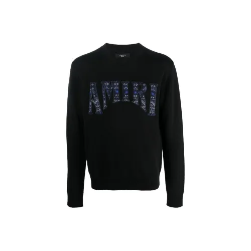AMIRI Мужские черные свитеры