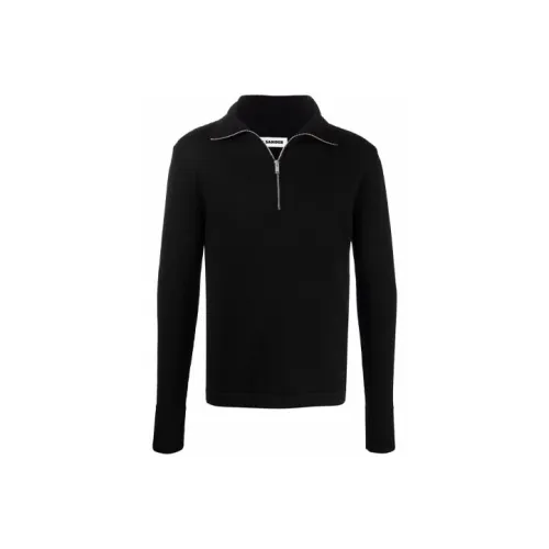 JIL SANDER Черные Мужские Свитера