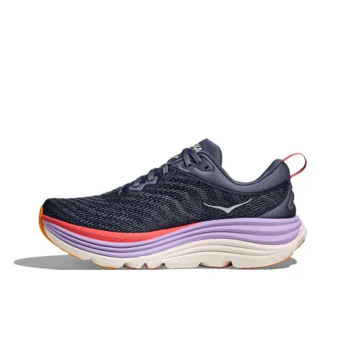 HOKA ONE ONE Gaviota 5 Износостойкий и Легкий Низкий Топ Повседневные Беговые кроссовки Женские Черные