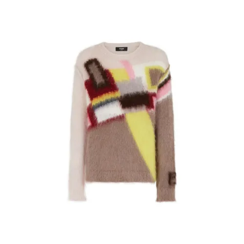 FENDI Коричневые Мужские Свитера