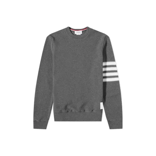 THOM BROWNE Серый Мужской Свитеры