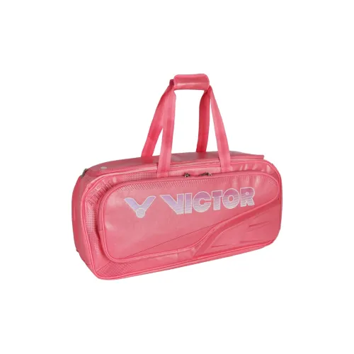 Victor ПУ (полиуретан) Синтетическая кожа с полиэстером Спортивная сумка Унисекс Красный Журавль Розовый