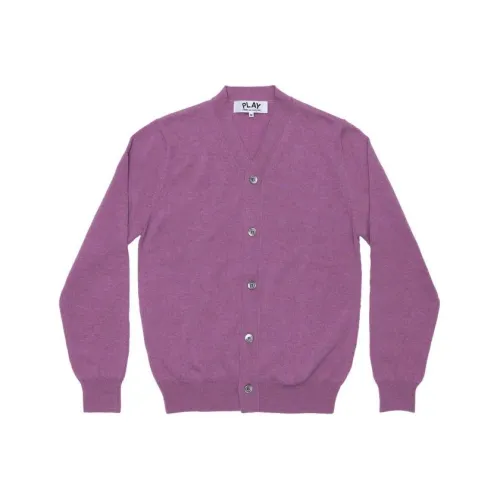 CDG Play Фиолетовый Унисекс Свитеры