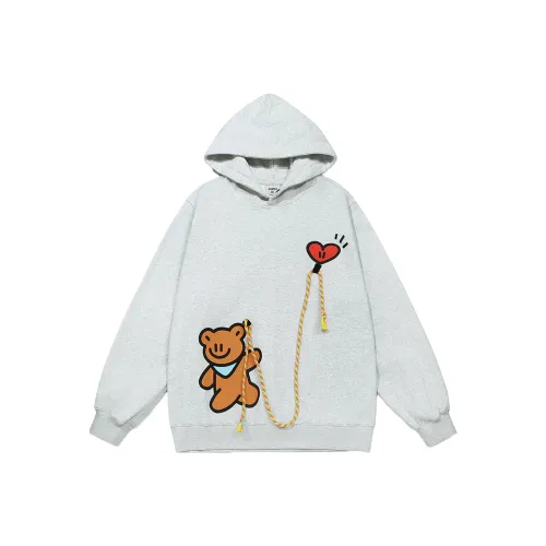 Guuka x AGAHO Свитшот Унисекс Цветочный Абрикос