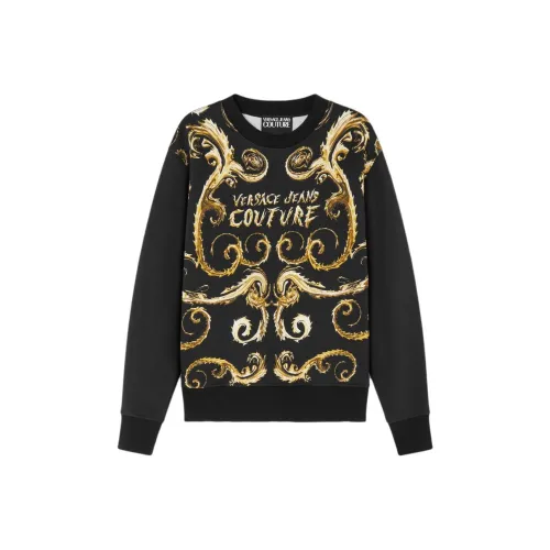 VERSACE Мужские черные свитшоты