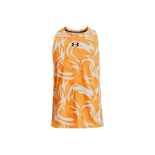 Under Armour Синий Basketball Tank Топ Мужской Желтый