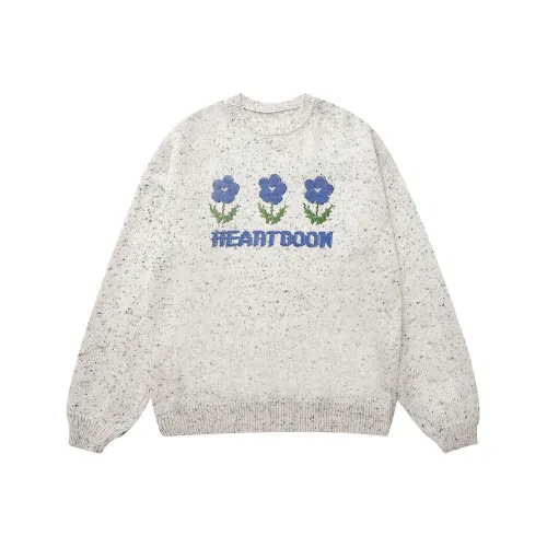 Heartboon Бежево-серый Унисекс Свитеры