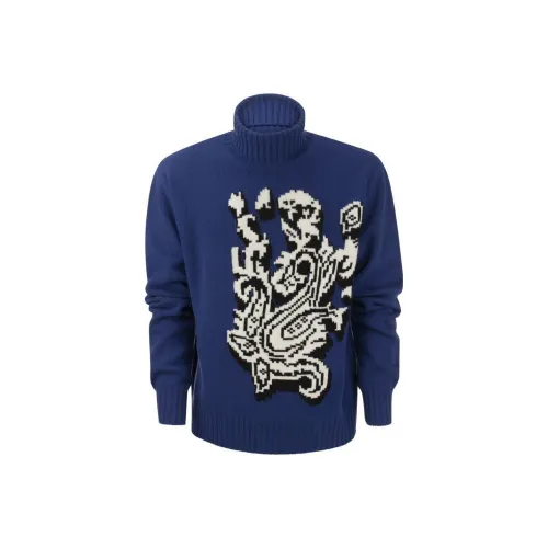 ETRO Мужские Синие Свитера