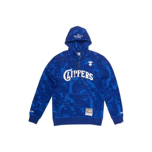 A BATHING APE Синий Мужской Свитшот