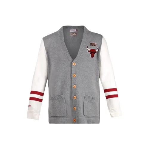 Mitchell Ness Серые Мужские Свитера
