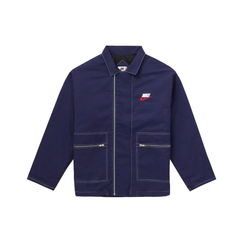 Supreme x Nike Co Брендированная Коллекция Куртки и Пальто Унисекс