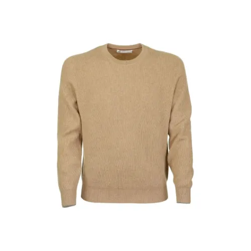 BRUNELLO CUCINELLI Коричневый Мужской Кашемировые Свитера