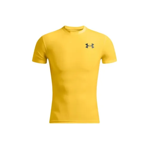 Under Armour HeatGear OG Compression T-Shirt Мужской Желтый