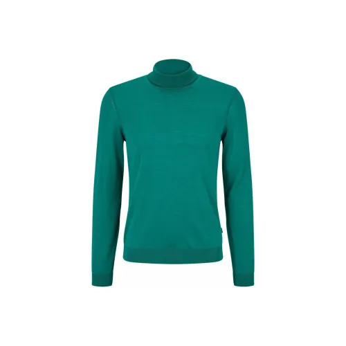 Hugo Boss Зеленые Мужские Свитера