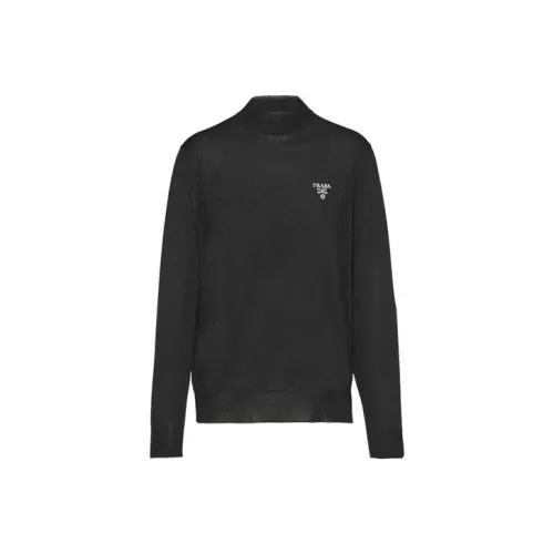 PRADA Мужские черные свитеры