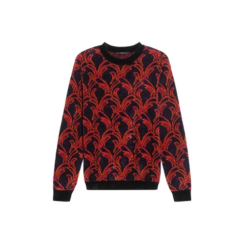 DAVID NAMAN Свитер Мужской Оранжевый Красный