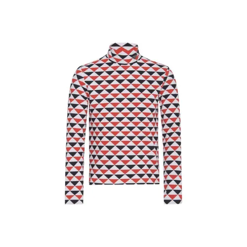 PRADA Red Men's Sweaters PRADA Красные Мужские Свитера