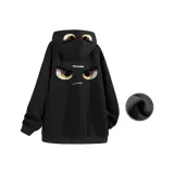 Черный (с флисовой подкладкой и утепленный)