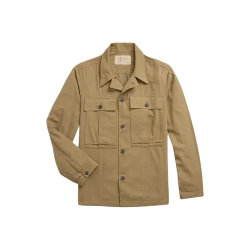 Double RL SS24 Рубашка Мужская Коричневая