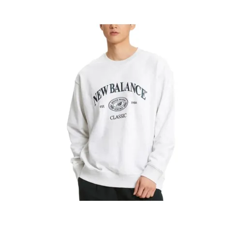 New Balance Толстовка Унисекс Смешанный Овсянка