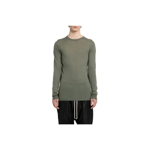 RICK OWENS совместный бренд Оливково-зеленые Мужские Свитера