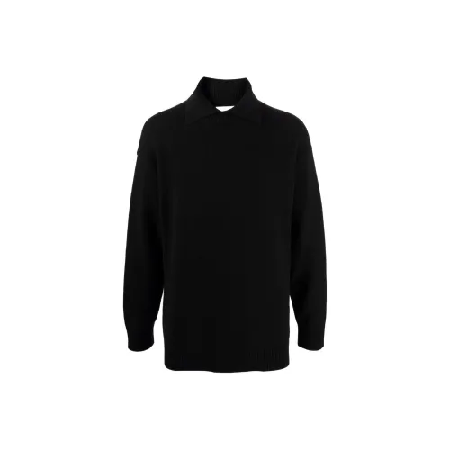 JIL SANDER Черные Мужские Свитера