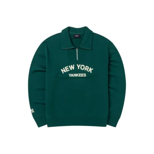 MLB Base Logo New York Yankees NewYork Collection Толстовка Унисекс Темно-зеленый