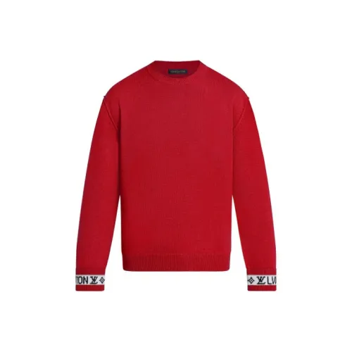 LOUIS VUITTON FW21 Свитер Мужской Красный