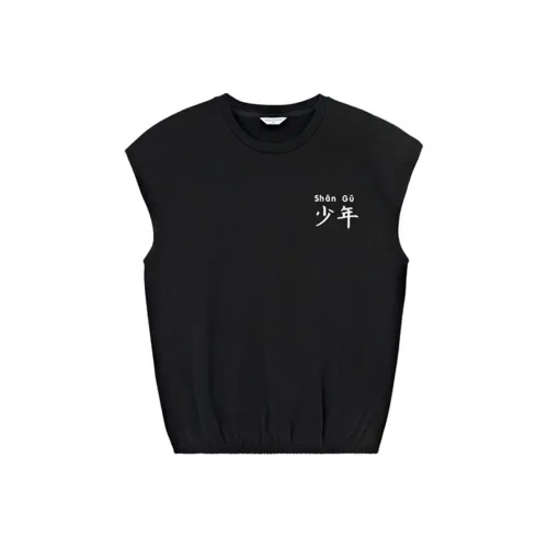 VALLEYOUTH Half Dream and Half Wake Топ без рукавов Мужской Черный