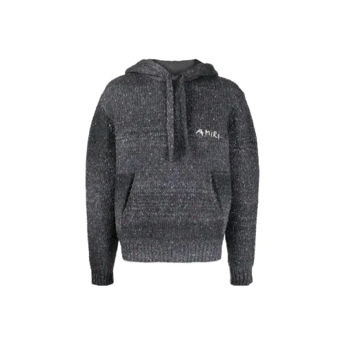 AMIRI Серый Мужской Кашемировый Свитер