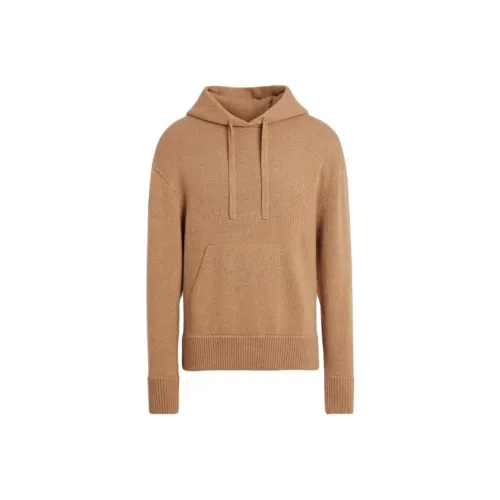 Zegna FW22 Кашемир Свитер Мужской Коричневый