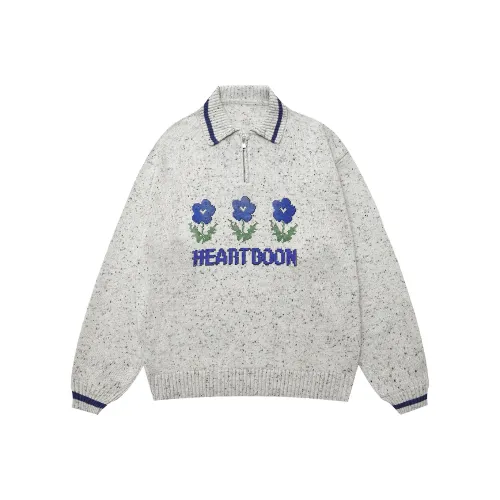 Heartboon Серо-бежевый Унисекс Свитеры