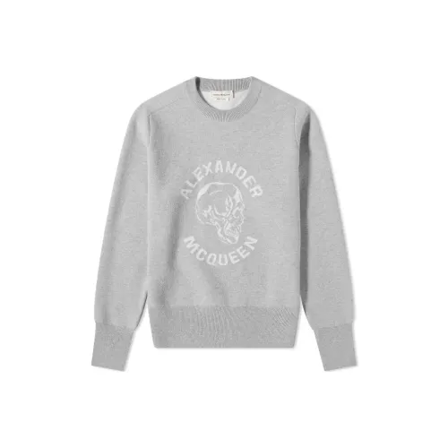Alexander McQueen Серые Мужские Свитера