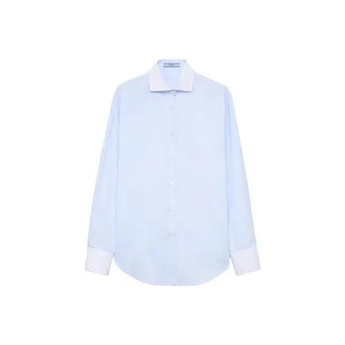 PRADA Мужские Синие Рубашки