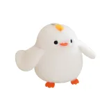 Белый резной перо для бадминтона